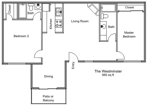 Unit 1008 1008 floor plan