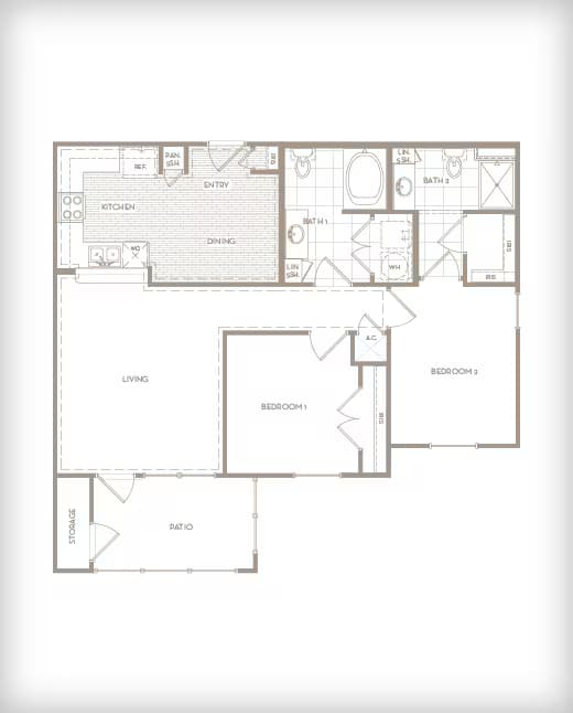 Unit 4306 3204 floor plan