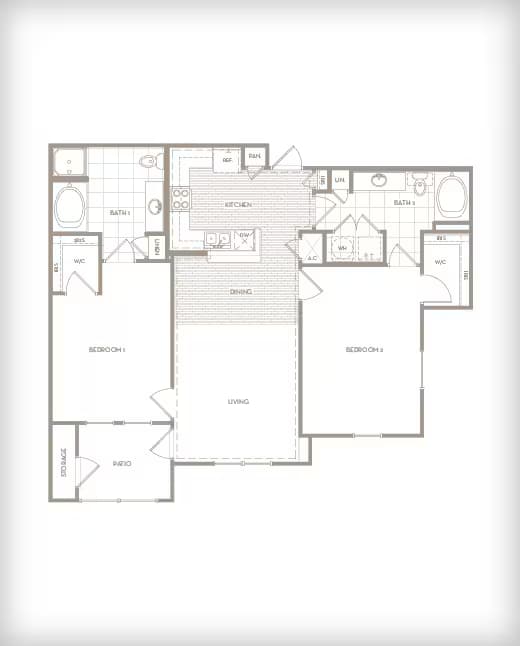 Unit 2312 2312 floor plan