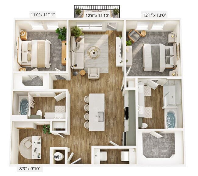 Unit 5315 6307 floor plan