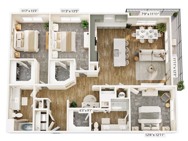 Unit 4201 4201 floor plan