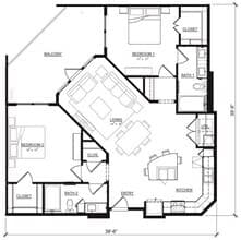 Gardenia | B2 1331 floor plan
