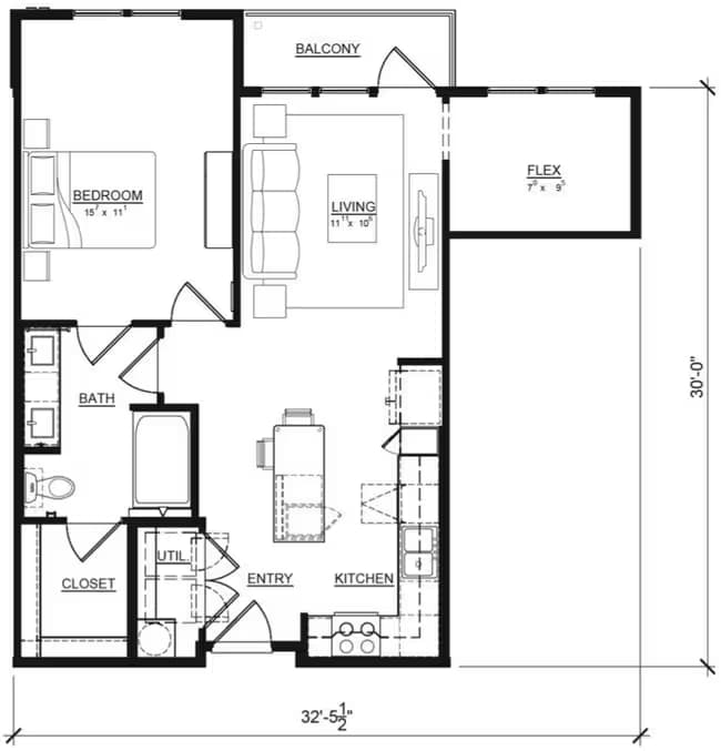Orchid | A4a 1332 floor plan