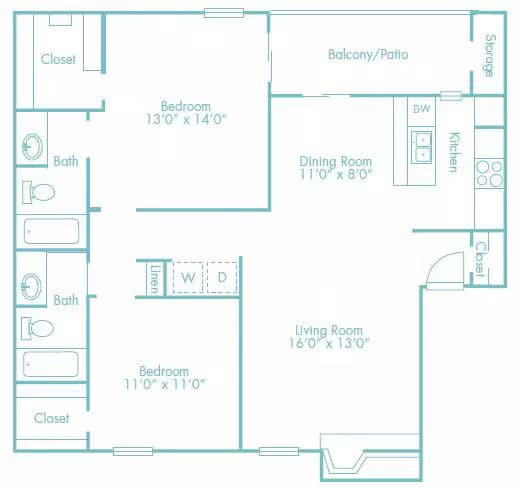 Unit 1177 2177 floor plan