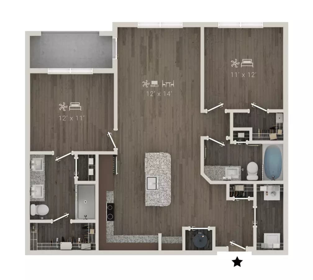 Unit 271 271 floor plan