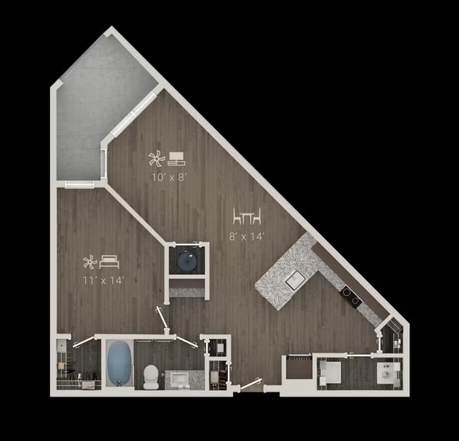 Unit 259 259 floor plan