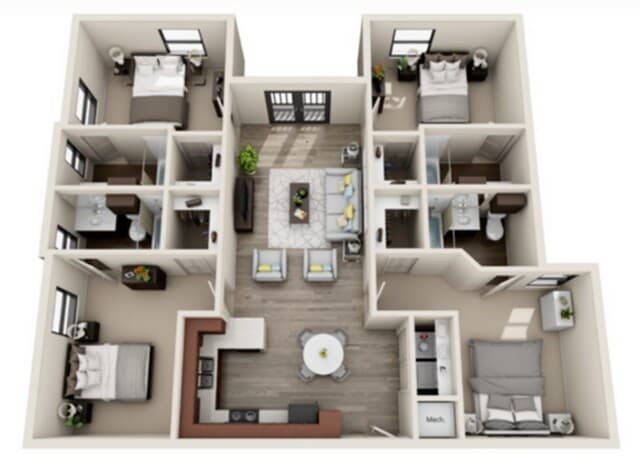 Unit Private Private floor plan