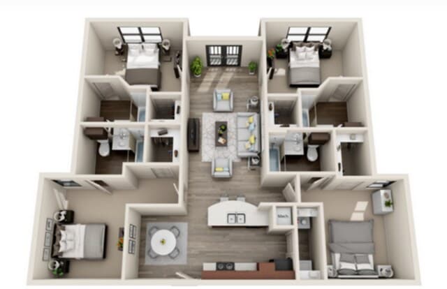 Unit Private Private floor plan
