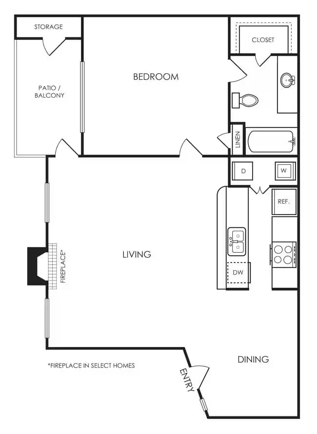Unit 334-213 334-213 floor plan