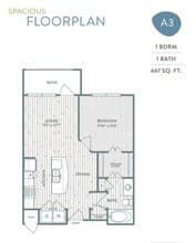 A3 - Barcelona 6306 floor plan
