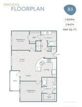 B3 - Rome 7307 floor plan