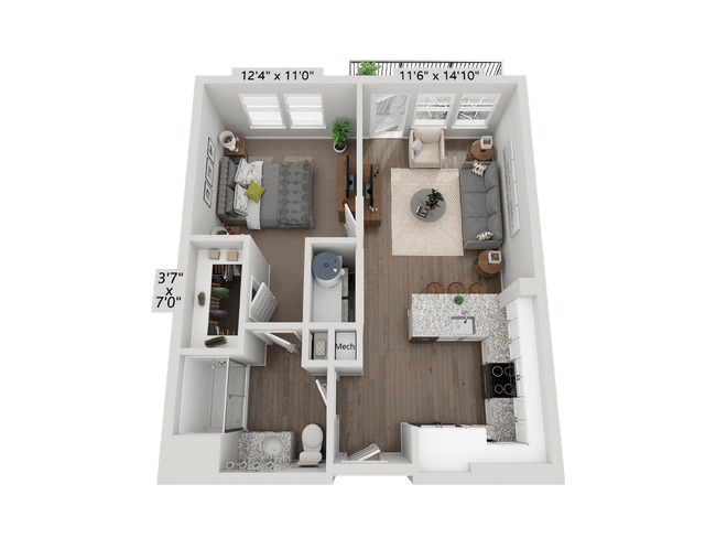 A1 - Amber 4401 floor plan