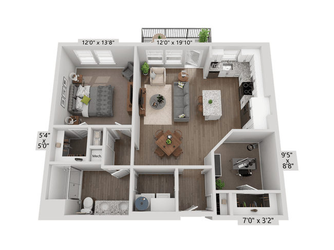 A4 - Opal 3308 floor plan