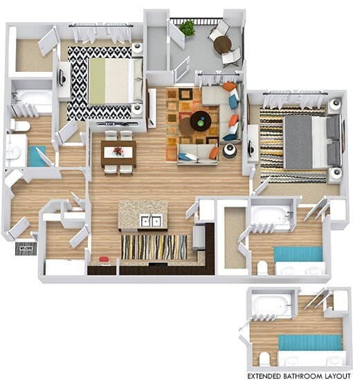 Unit 2311 2311 floor plan