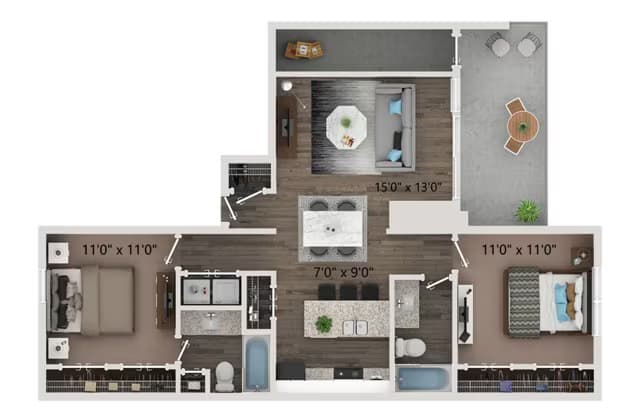 B3 27-2705 floor plan