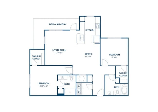 B2 5-5401 floor plan