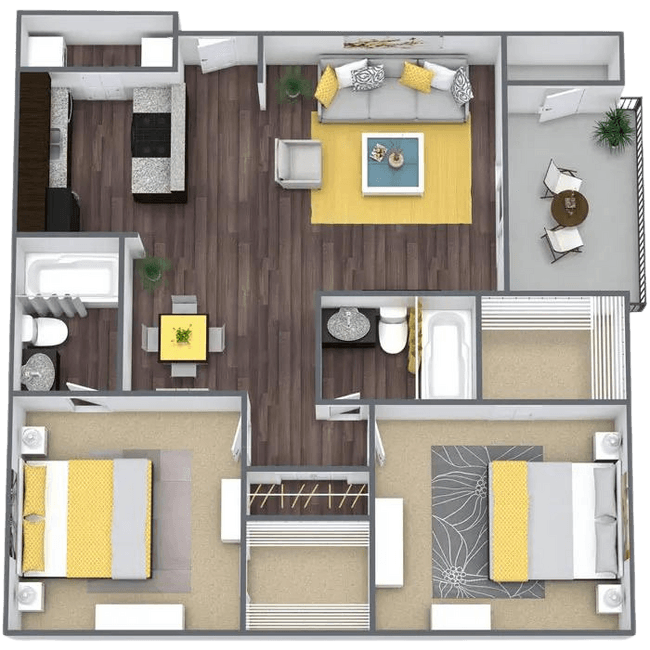 Unit 1009 1009 floor plan