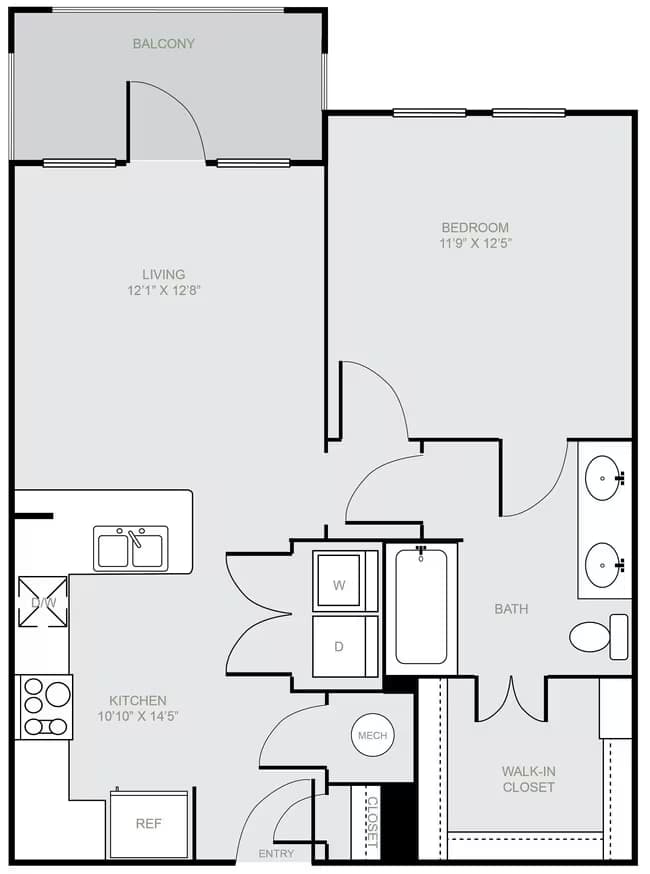 Unit 5204 6111 floor plan
