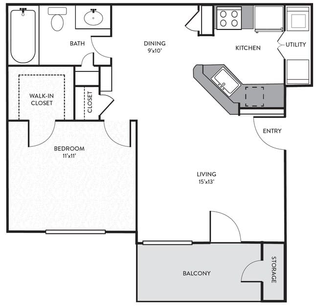 A1-Modern 21301 floor plan