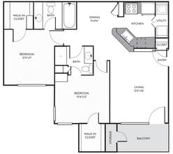 B2R-LUXE 16201 floor plan