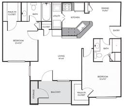 B3R-LUXE 7302 floor plan