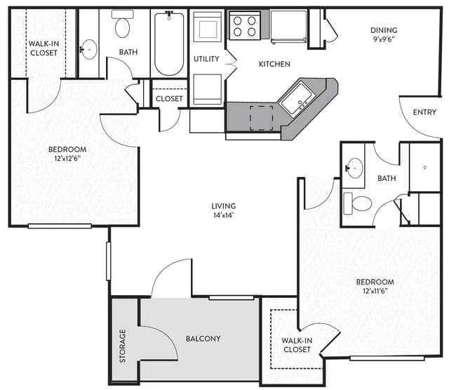 B3-Modern 24303 floor plan