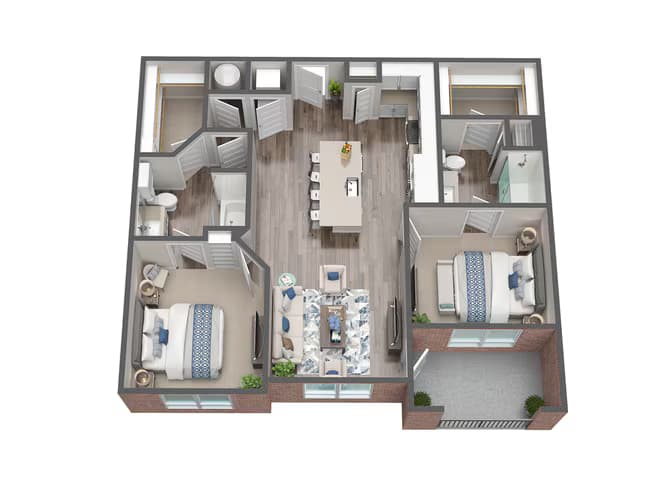 B1 2313 floor plan