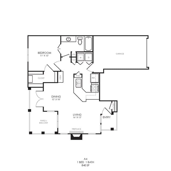 A4 311 floor plan