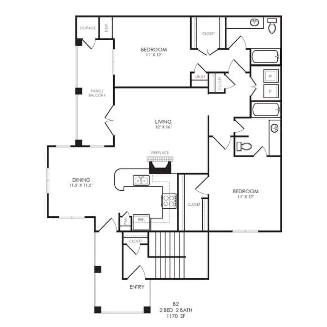 B2 923 floor plan