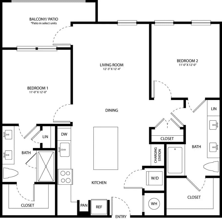 B1 1-223 floor plan