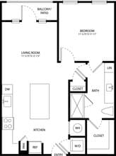 A1 1-321 floor plan