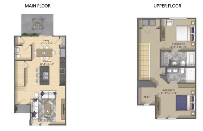 Unit 2005CC 2005CC floor plan