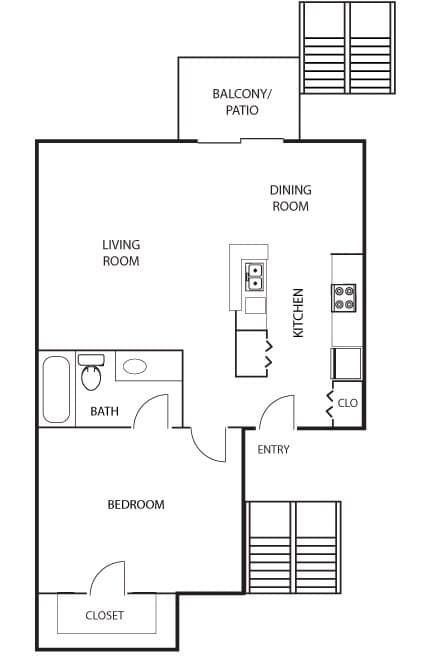 Unit 316A 316A floor plan