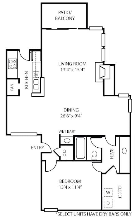 Unit 143A 143A floor plan