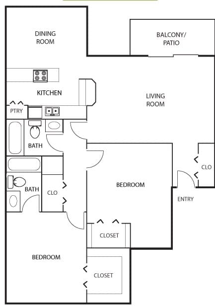 Unit 321A 321A floor plan