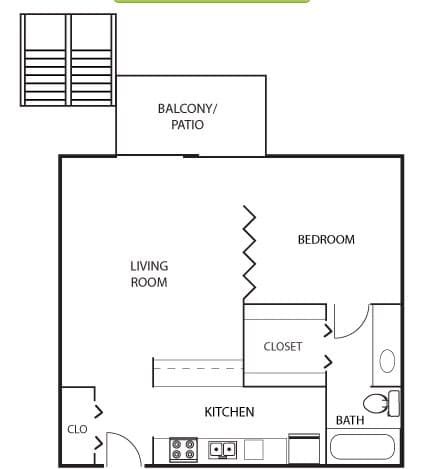 Unit 317A 317A floor plan