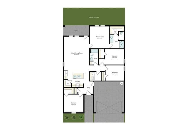 Unit 108C 108C floor plan