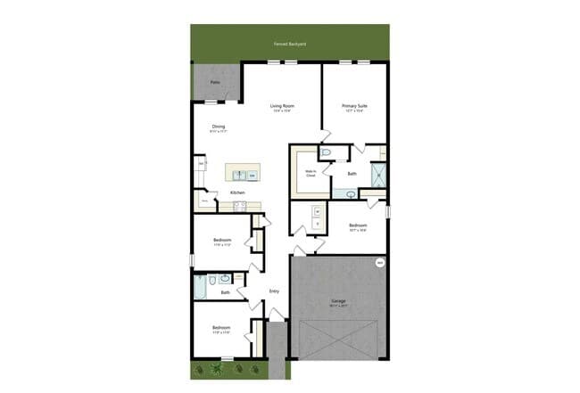 Unit 101L 101L floor plan