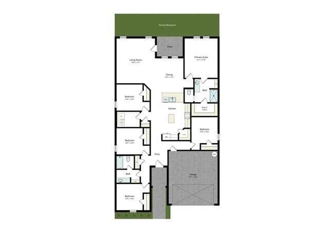 Unit 137F 137F floor plan