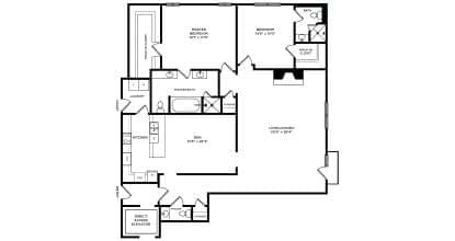 Floor Plan 17 6425-2D floor plan