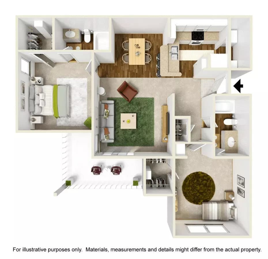Unit 2120 2120 floor plan
