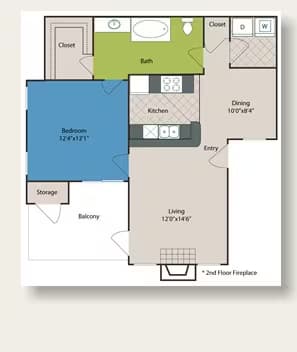 1 bedroom 1 bathroom 726 sq ft 814 floor plan