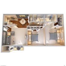 The Garden - Affordable Housing 15E floor plan