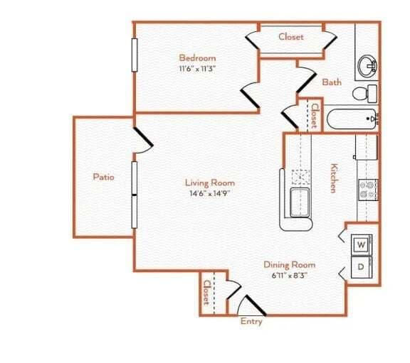 Unit 822 822 floor plan