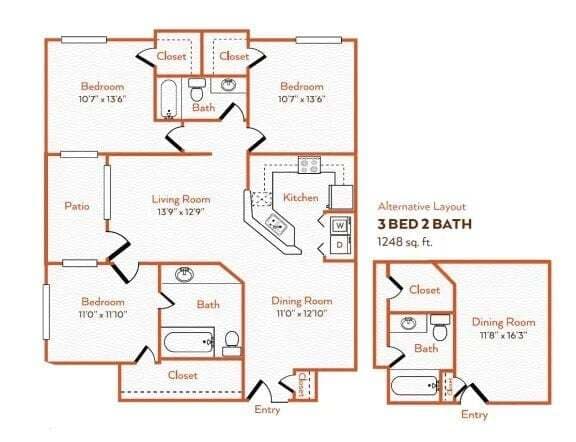 Unit 128 128 floor plan