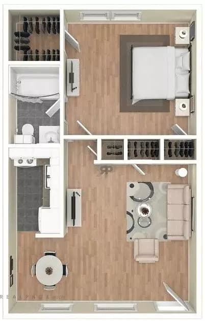 Unit 224 224 floor plan