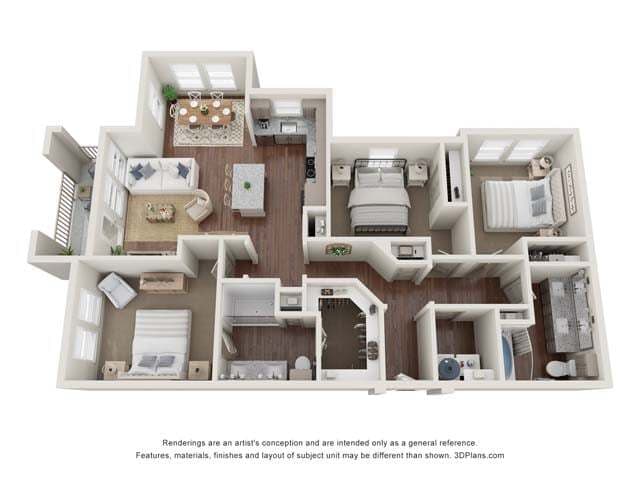 Unit 1-401 1-401 floor plan