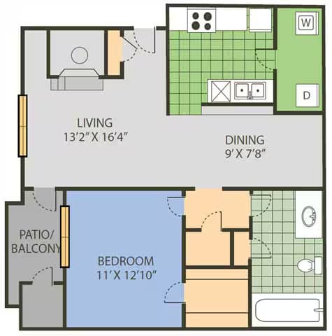Unit C01113 C01113 floor plan