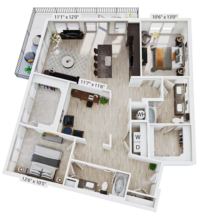 Unit 2211 2211 floor plan