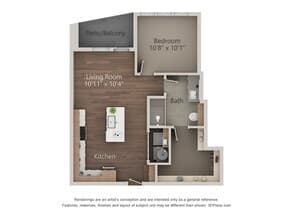 A2 606 floor plan